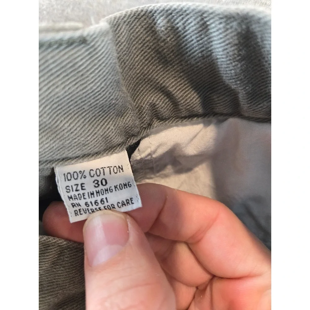 Vintage The North Face Chino Pants Mens 30 Gray Straight Leg Gorpcore Casual 90s